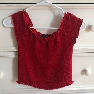 Brandy Melville Smocked Top